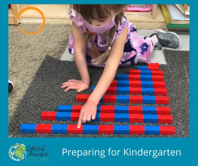 The preschoolers at Summerside are preparing themselves for Kindergarten as they enjoy many enhanced activities. One of these activities is working with number rods which helps the children associate numbers with quantities.  As they count every number rod with one-to-one correspondence, they gain the understanding that the length of each rod corresponds to a greater number of units. This also help them in sequencing sizes from the shortest to the longest.