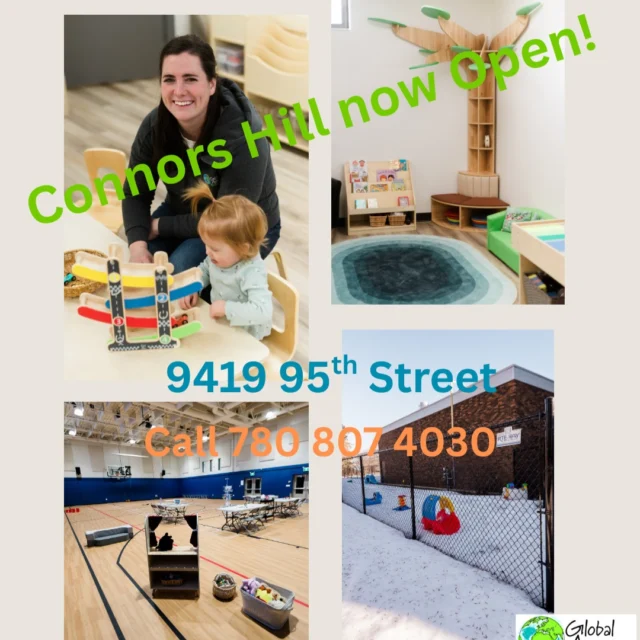 We’ve just opened a new Centre on Connors Hill in Bonnie Doon (9419 95th Street) 

It's perfectly located for families in Bonnie Doon, Ottewell, Ritchie, King Edward Park, Holyrood, Strathearn and Forest Heights and for parents working downtown and want a convenient, neighbourhood-based centre.

If you know a family in the Connors Hill area looking for care, please send them our way! As a thank-you, when your referral registers, we’ll gift you $100 in food credit for your child and $100 for theirs - a total value of $200.

Our Connors Hill location offers:
• Spacious, oversized rooms
• Beautiful, quality furnishings
• Child-led programming
• Optional chef-prepared food
• Outstanding, dedicated Educators
• Access to a full-sized gym

Give us a call at 780 807 4030 to book a tour today!